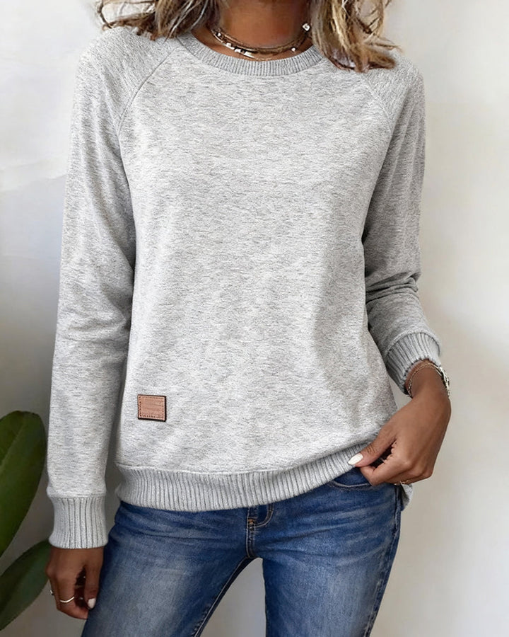 Sweat Décontracté Tendance À Col Rond
