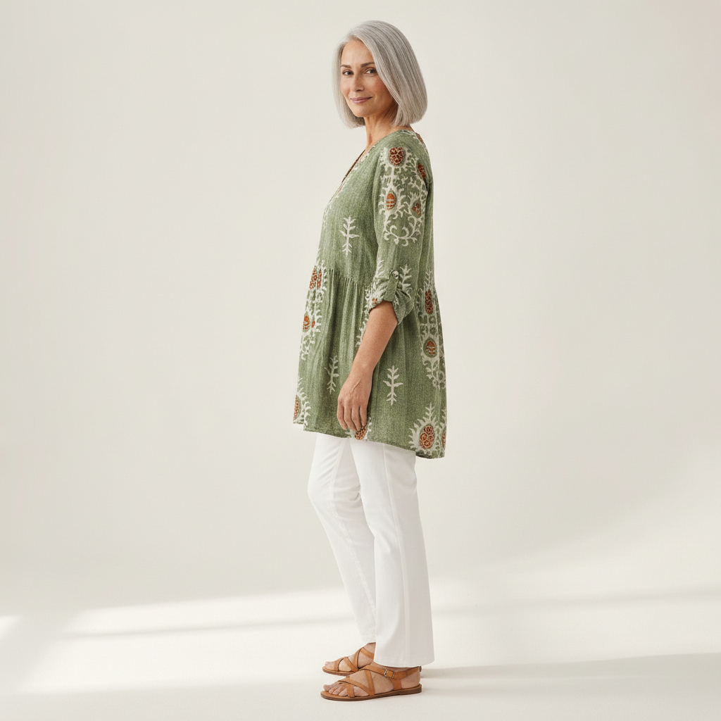 Blair - Blouse longue imprimée
