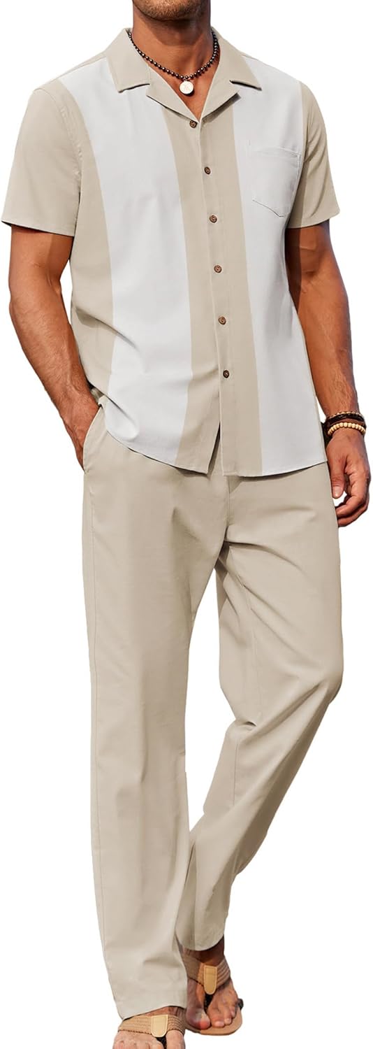 Ensemble chemise pantalon - Caramel