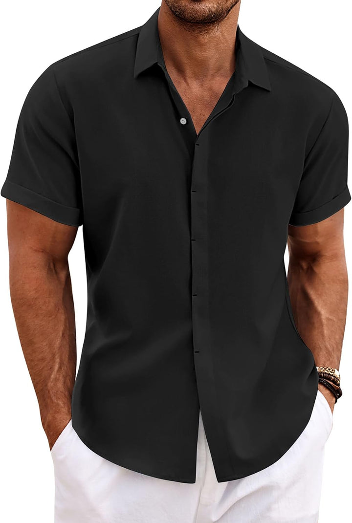 Chemise manches courtes - Bleu clair