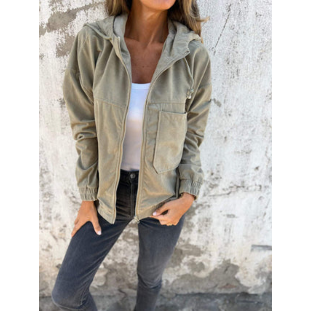 Amara | Veste à capuche zippée à manches longues pour femme