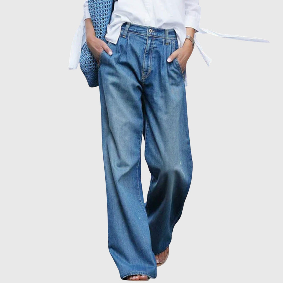 Camille | Jeans de Haute Qualité à Jambes Larges