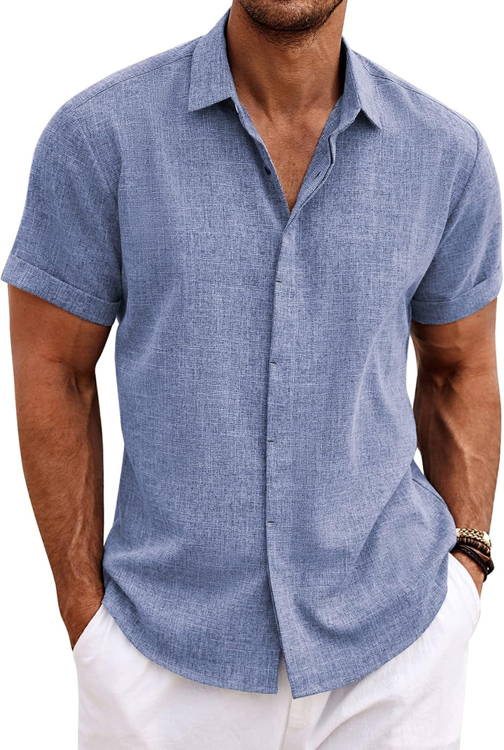 Chemise manches courtes - Marron