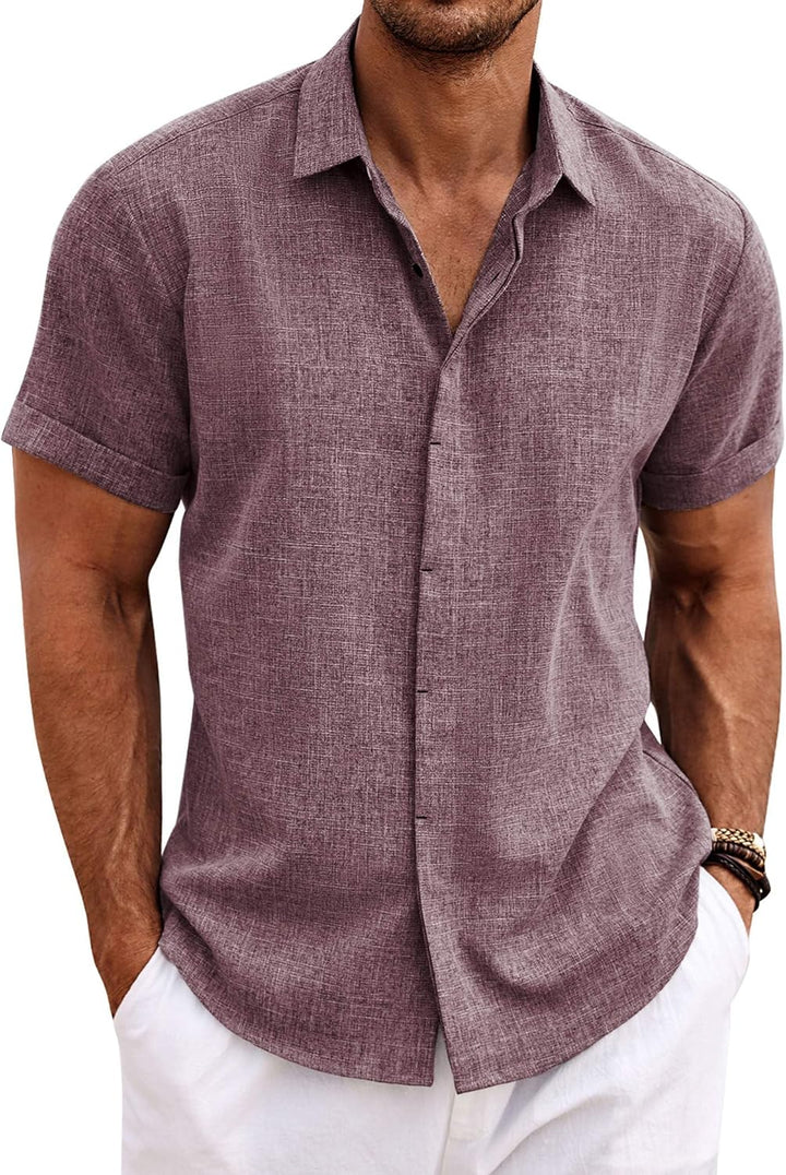 Chemise manches courtes - Lavande