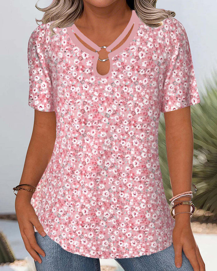 T-Shirt Imprimé Décontracté Confort