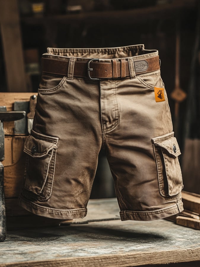 Short outdoor moderne - Kaki