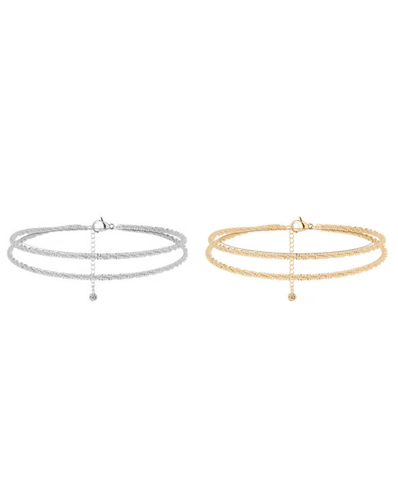 🏖️ Bracelets De Cheville Femme Kc Or & Argent Sterling