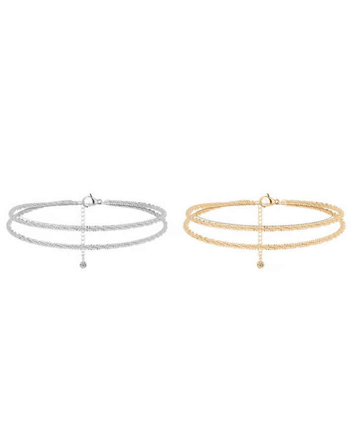 🏖️ Bracelets De Cheville Femme Kc Or & Argent Sterling