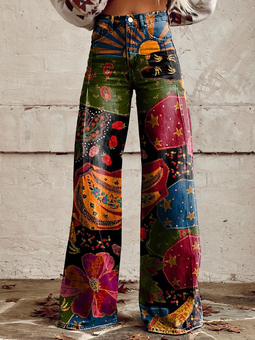 Édith | Pantalon Motif Authentique