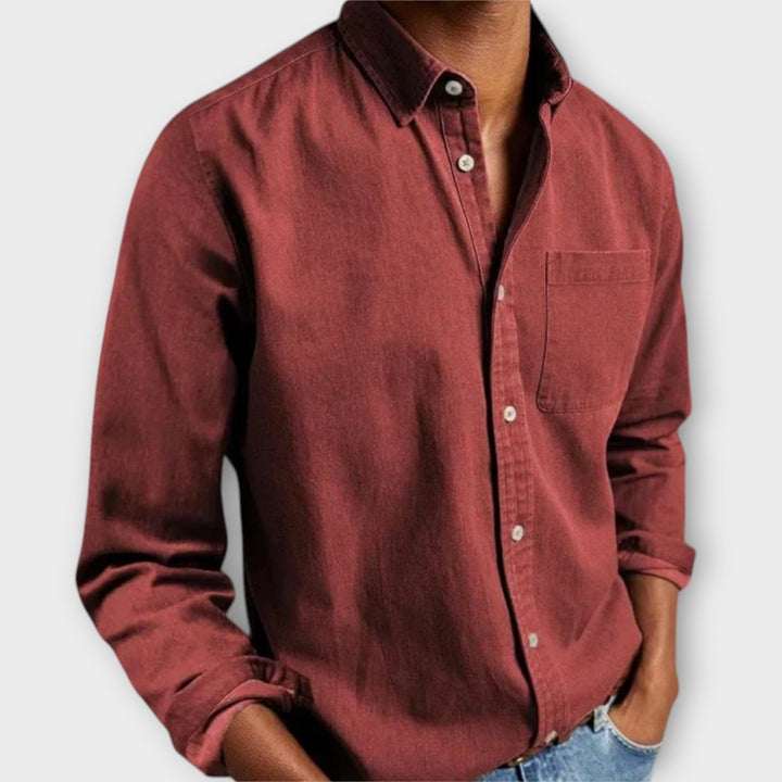 Chemise artisanale - Rouge