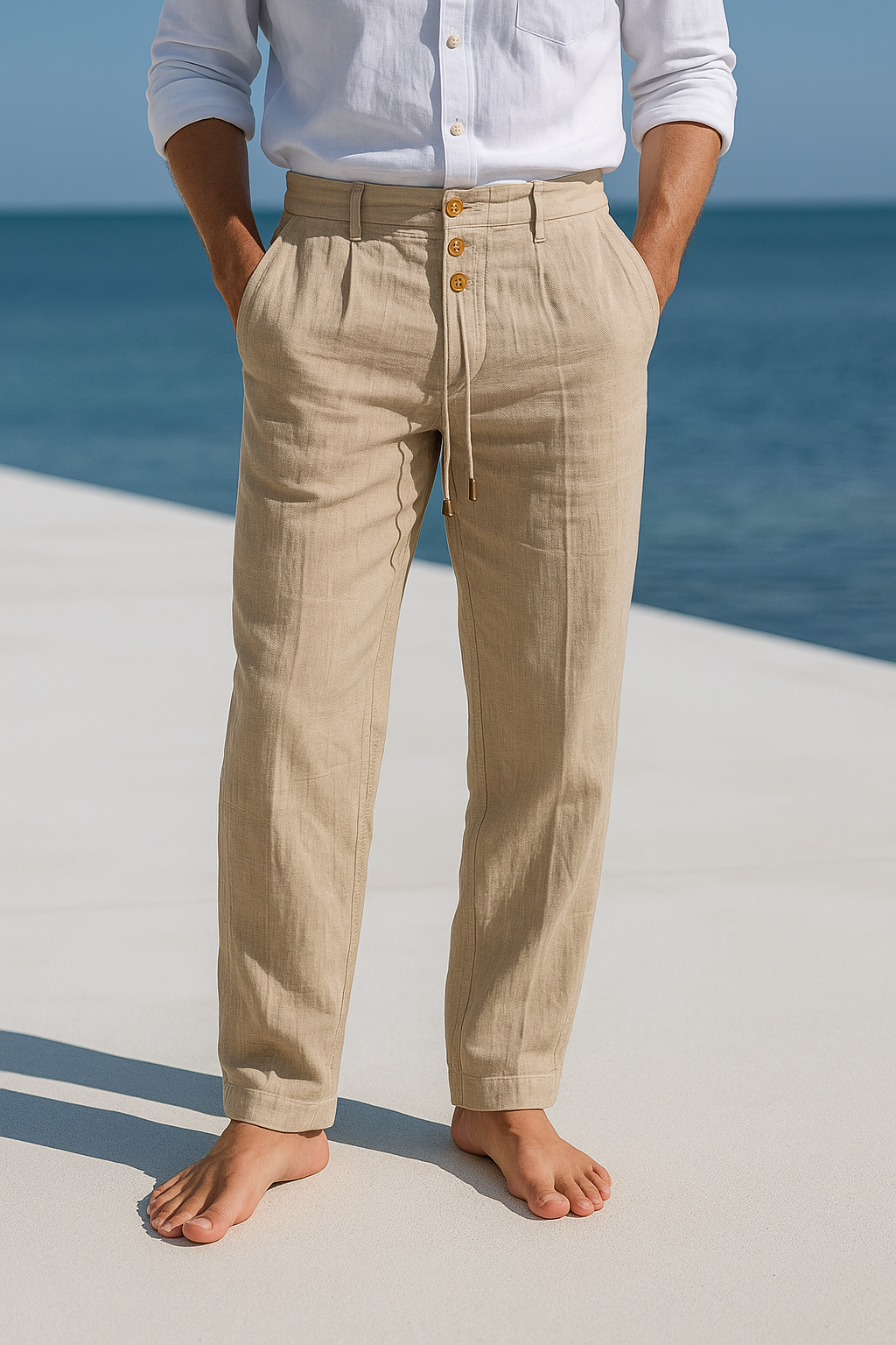 Pantalon d ete - Kaki