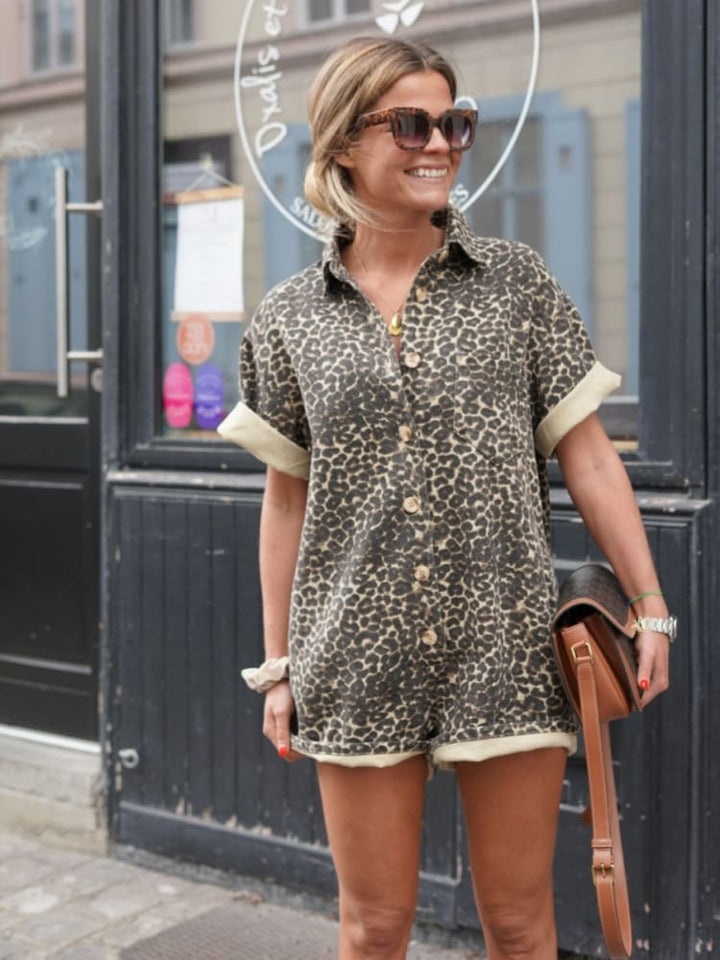 Floretta | Combishort Imprimé Estival pour Femmes