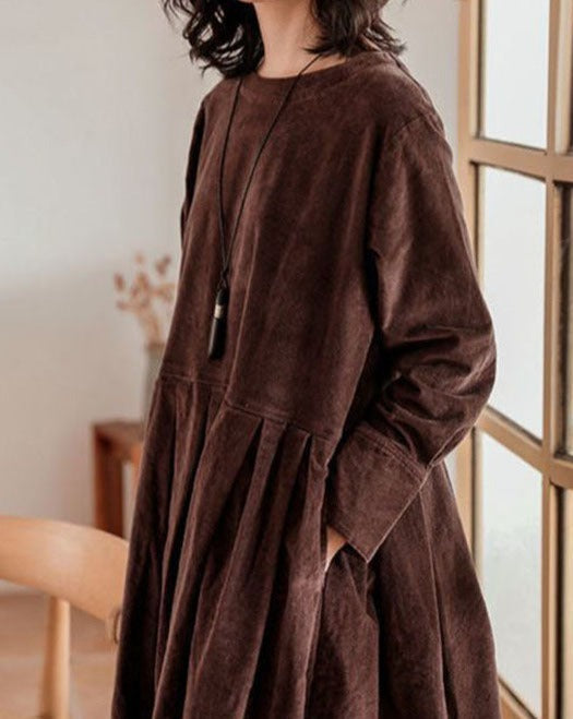 Elise | Robe midi plissée élégante pour femme