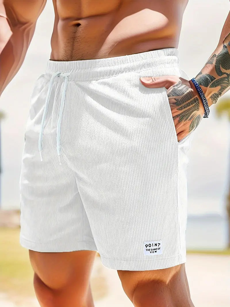 Short de bain ajustable - Blanc