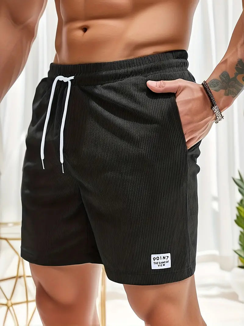 Short de bain ajustable - Noir