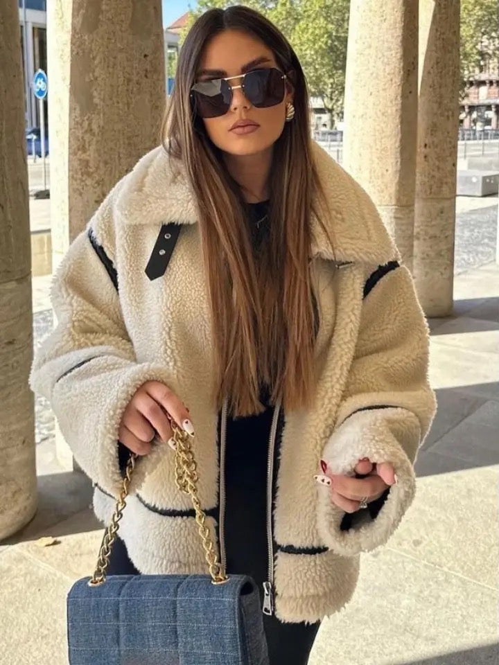 Stacey | Veste Teddy Polyvalente pour Femmes