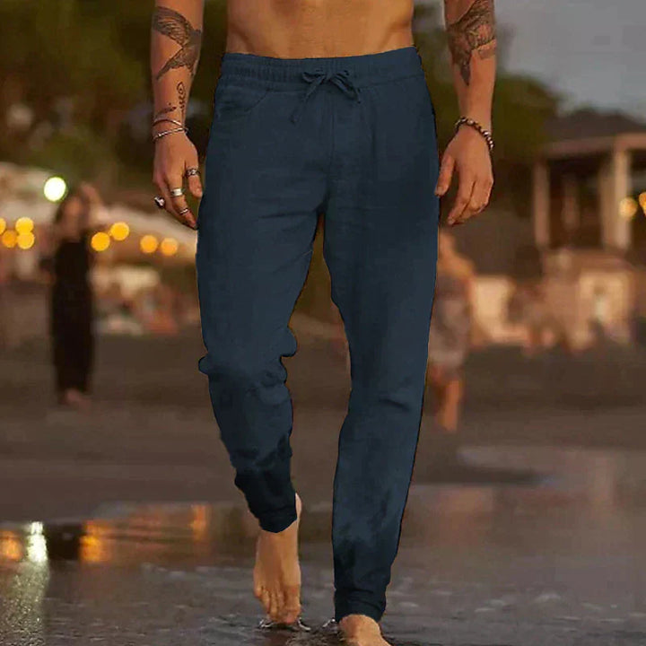 Pantalon de plage - Bleu fonce