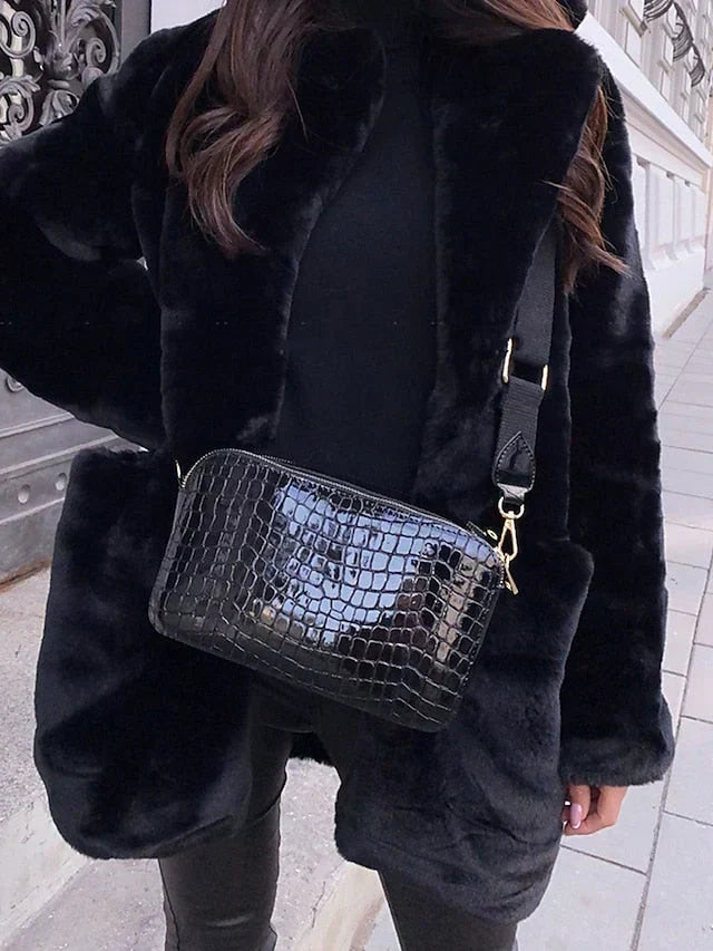 Thea | Manteau en peluche à chaleur douillette pour femme