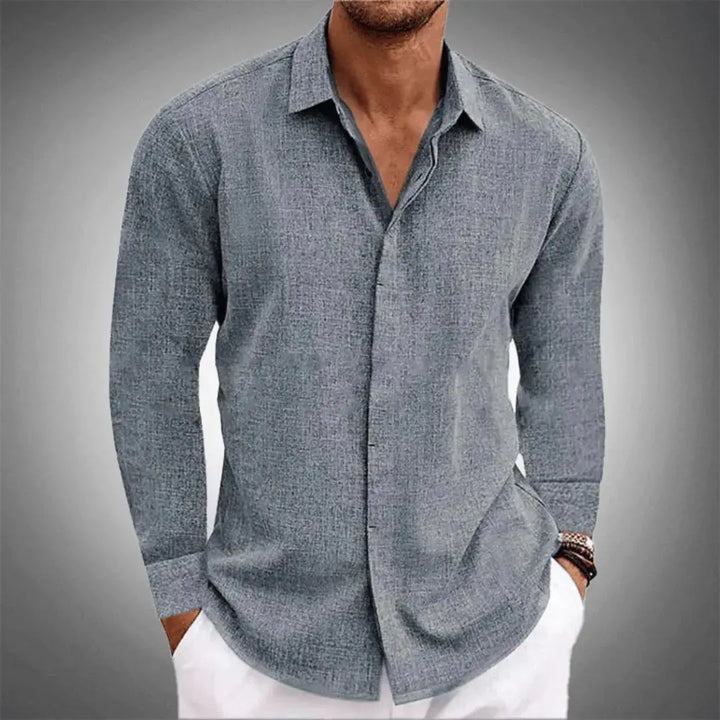 Chemise legere longue - Gris