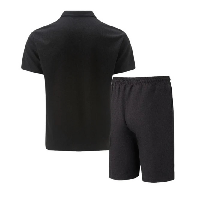 Ensemble polo zippe