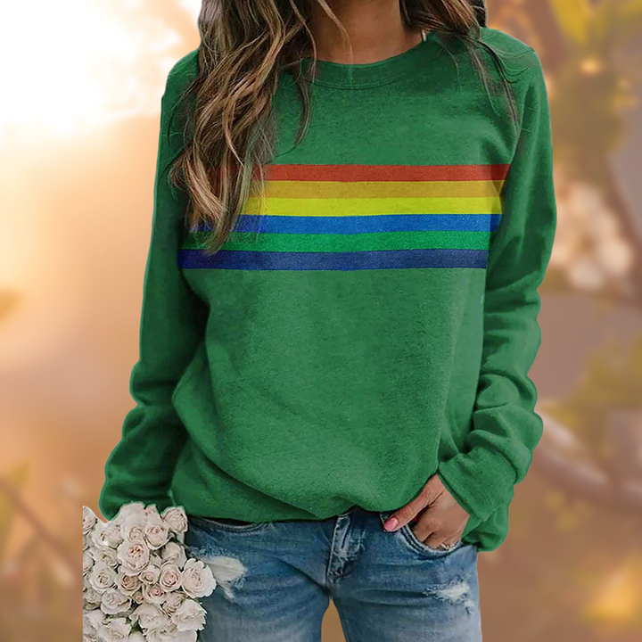 Manon – Sweatshirt femme à rayures