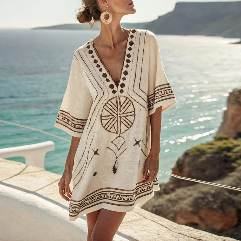 Luna - Robe de Plage Élégante pour un Look Estival Stylé