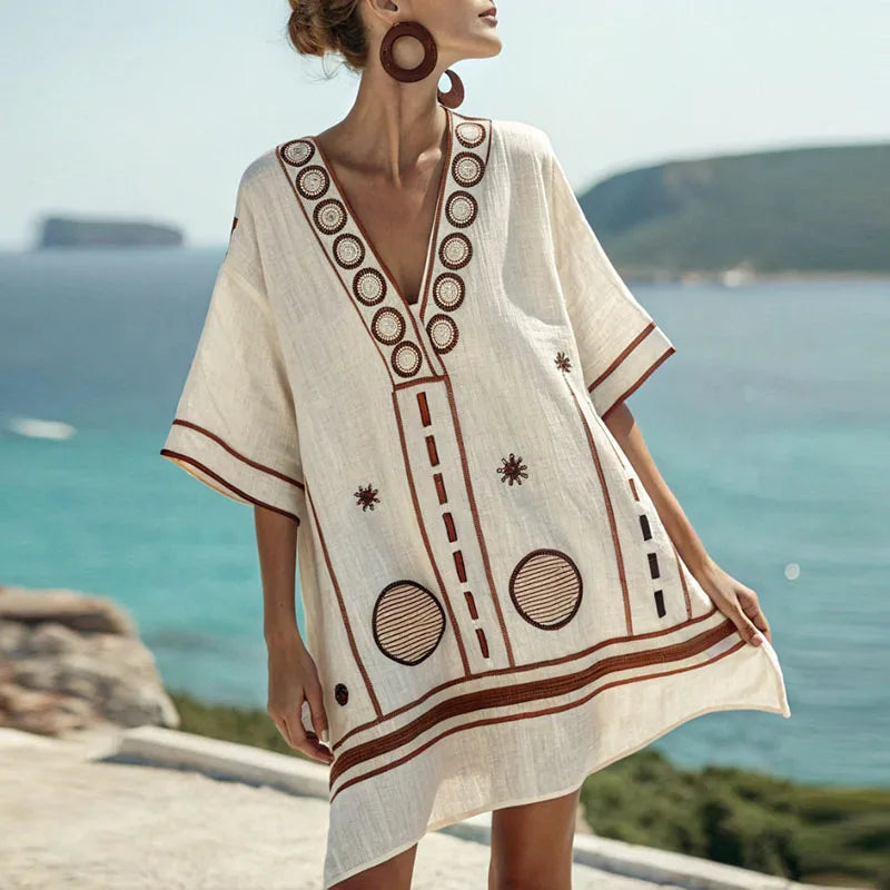 Britt - Robe de Plage Élégante et Confortable pour Jours Chaleureux