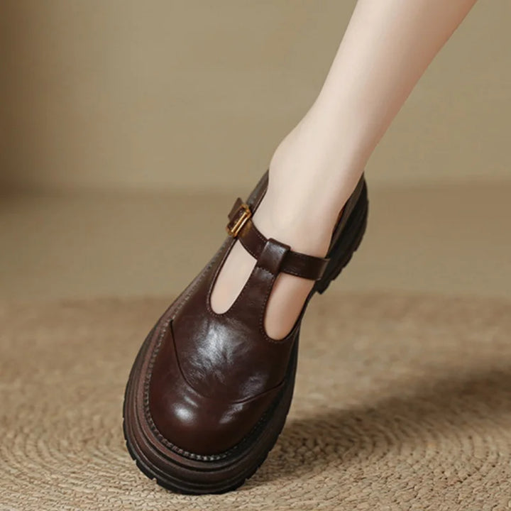 Blythe - Chaussures Mary Jane T-Bar femme à bout rond 1