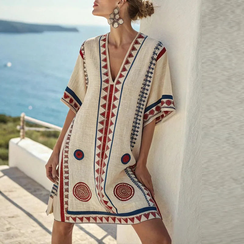 Danique - Robe de Plage Élégante pour un Style d'Été
