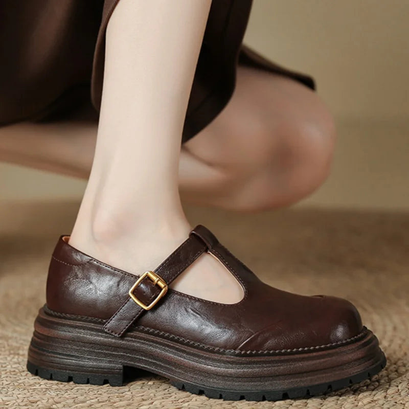 Blythe - Chaussures Mary Jane T-Bar femme à bout rond 3