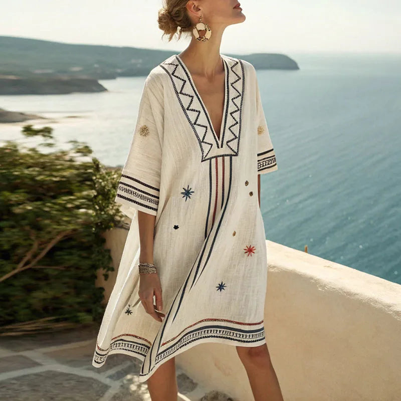 Elin - Robe de Plage Élégante et Polyvalente pour les Jours d'Été