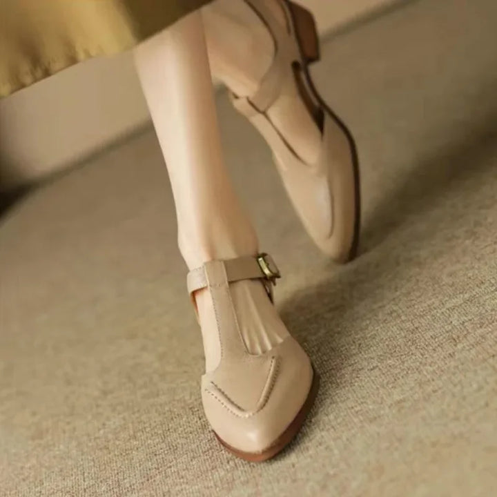 Aurenza - Chaussures femme à boucle et talon bas 3