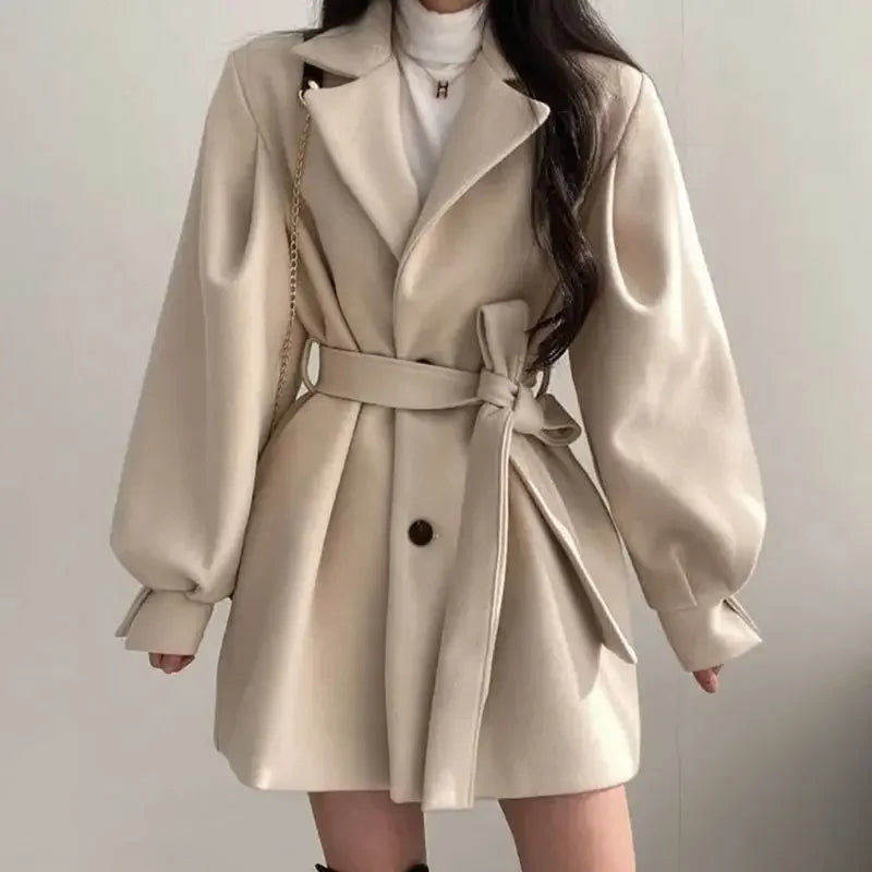 Zariah | Manteau trench à coupe ceinturée élégante pour femme
