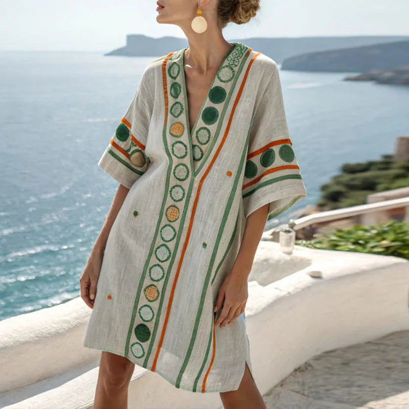 Marit - Robe de Plage Élégante et Polyvalente pour Votre Look d'Été Parfait
