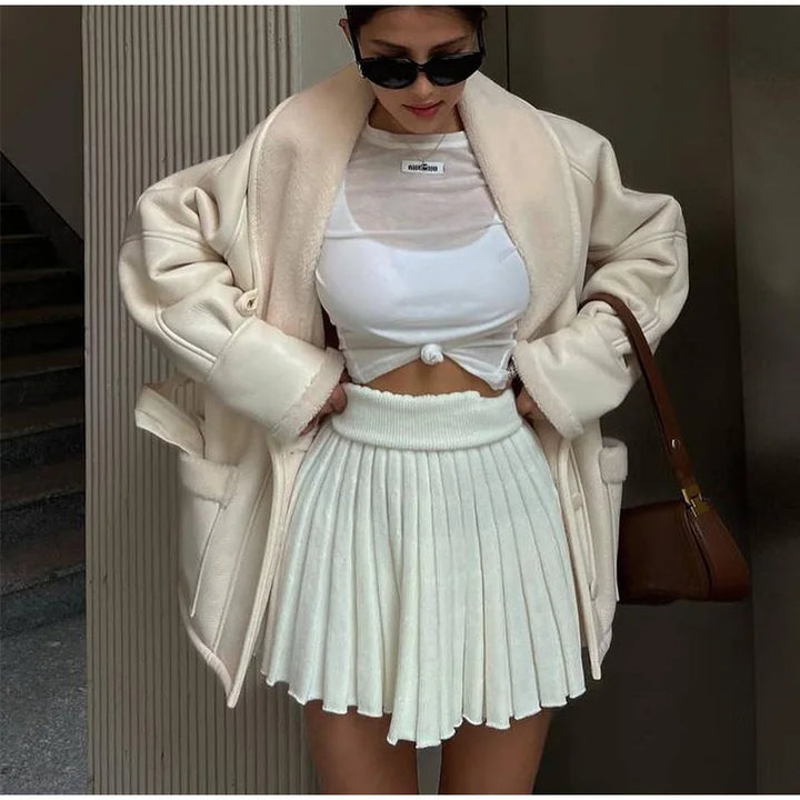 Isabeau | Veste tendance avec ceinture pour femme