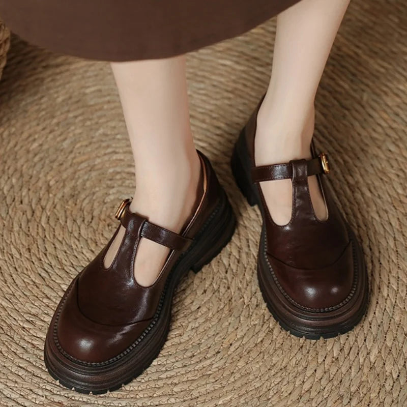 Blythe - Chaussures Mary Jane T-Bar femme à bout rond 2