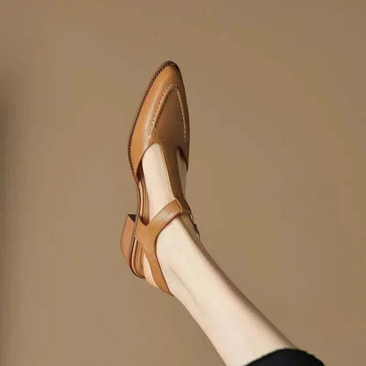 Aurenza - Chaussures femme à boucle et talon bas 2