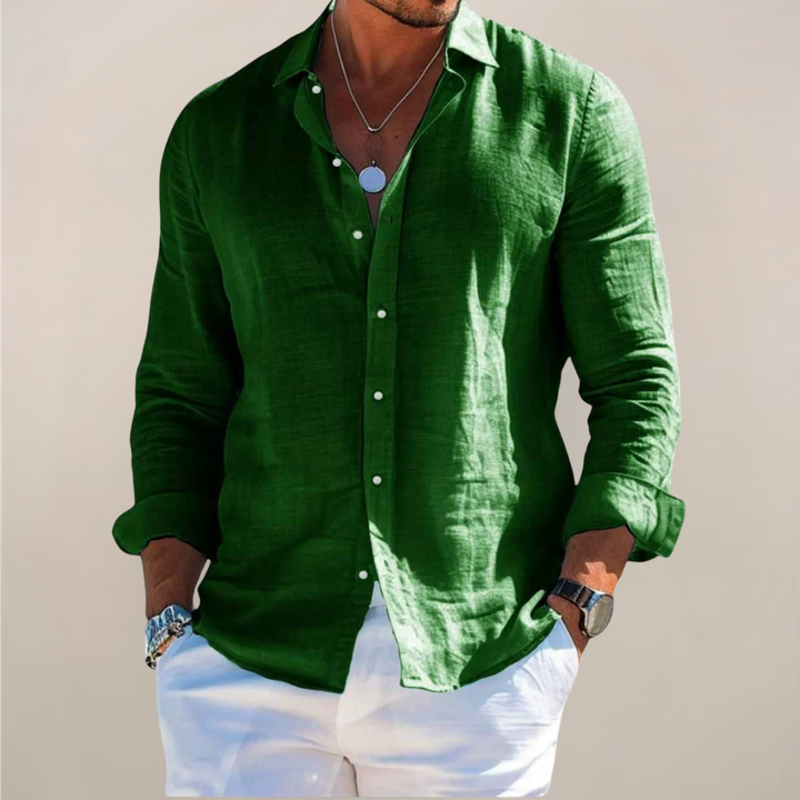 Chemise boutonnee - Vert