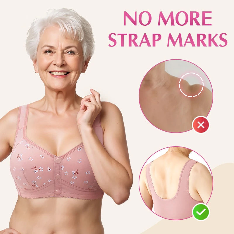 Soutien-Gorge Confortable Et Pratique Avec Bouton Devant
