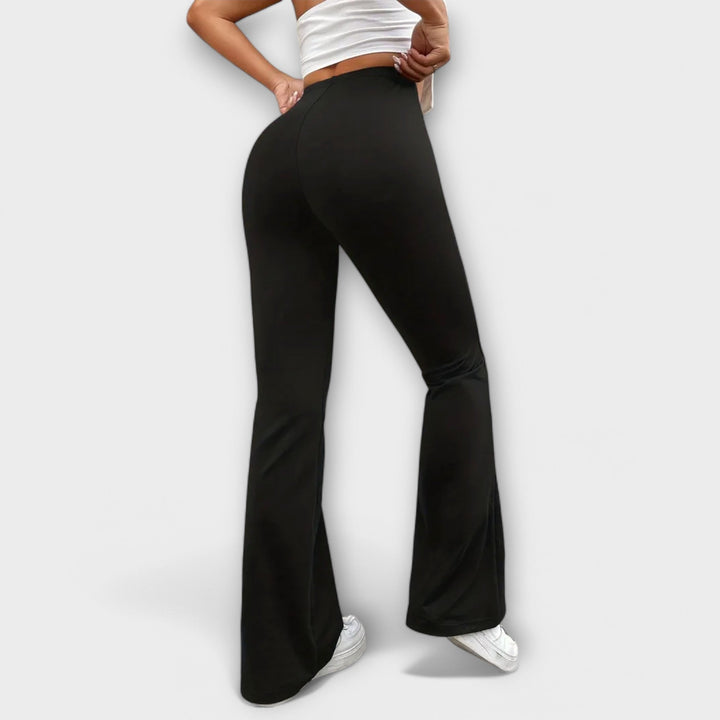 Camille | Pantalon Détendu avec Jambes Évasées
