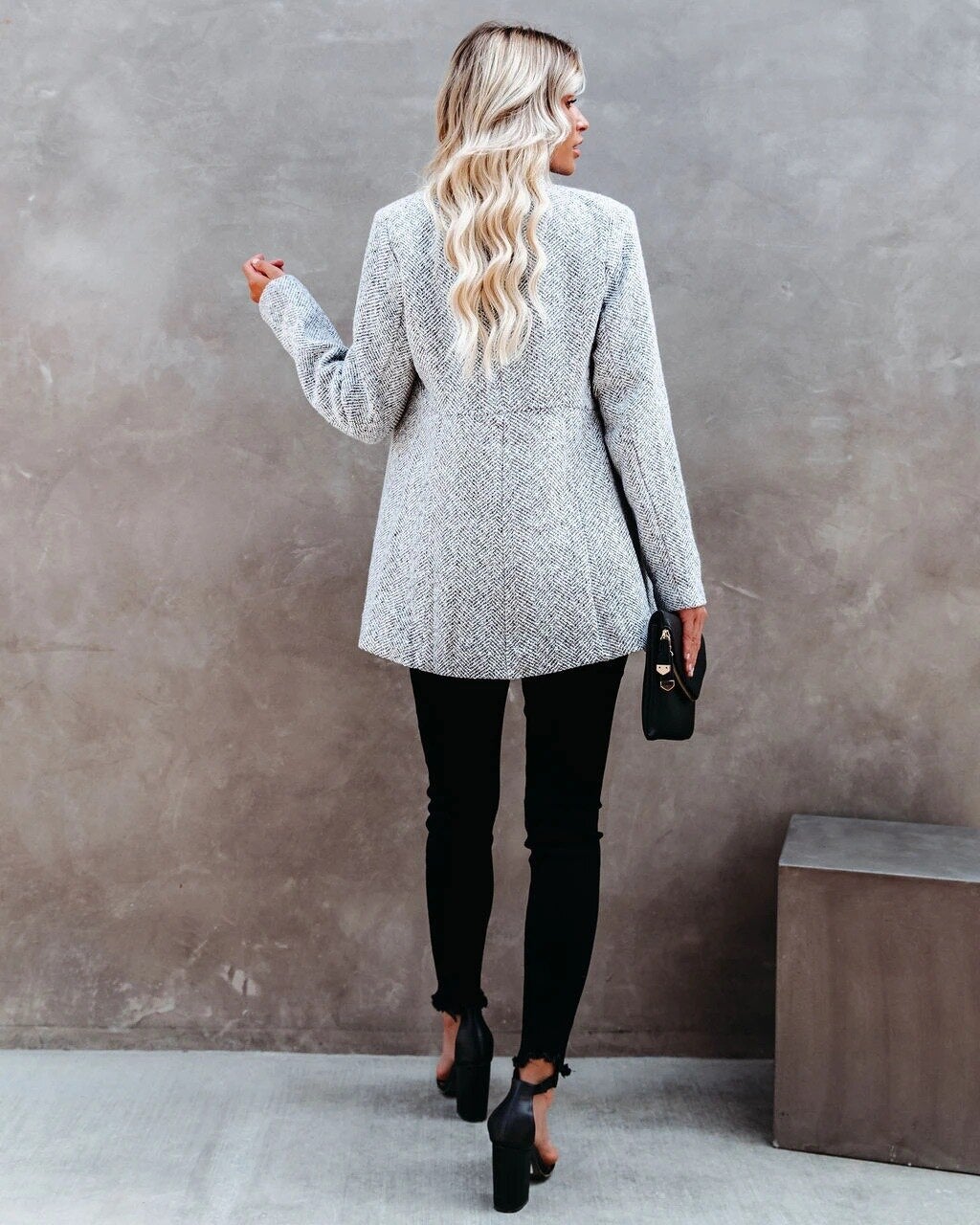 Noa | Veste en tweed à texture raffinée pour femme