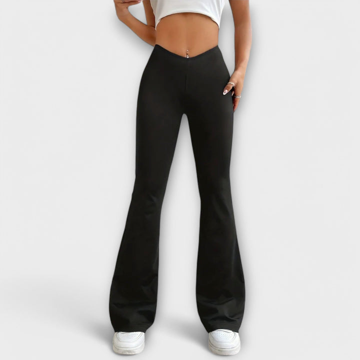 Camille | Pantalon Détendu avec Jambes Évasées