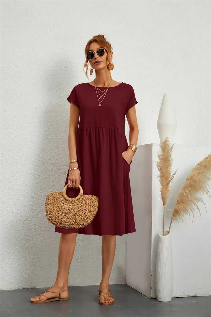 Natalee | Robe Élégante à Silhouette Raffinée pour Femme