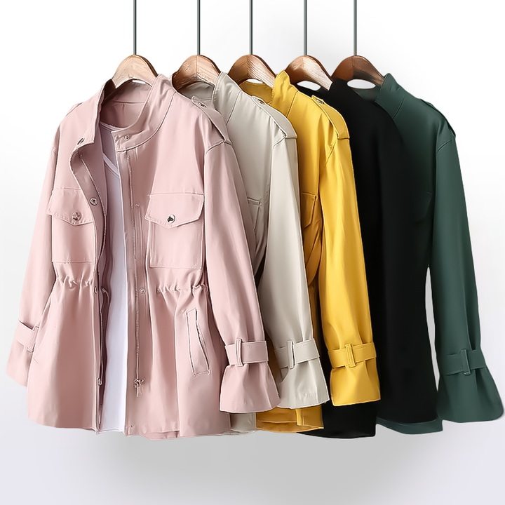 Yara | Manteau trench à coupe ajustée pour femme