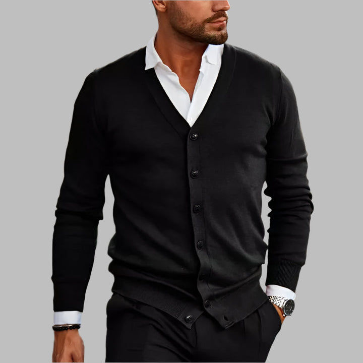 Sebastian | Cardigan Tricoté Élégant de printemps pour Homme
