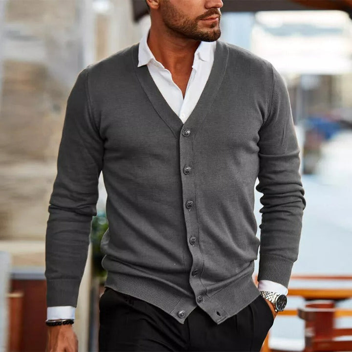 Sebastian | Cardigan Tricoté Élégant de printemps pour Homme