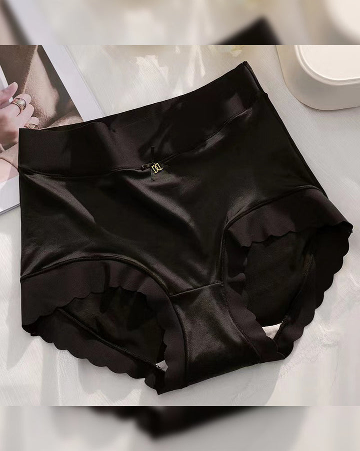 Lingerie Motif Vague Soie Glacée