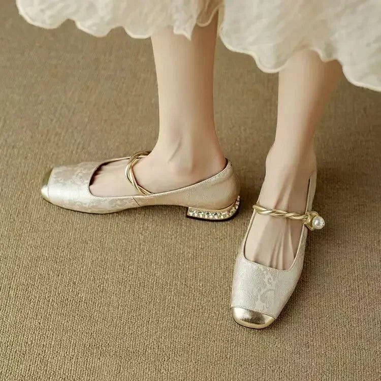 Mestelle - Babies Mary Jane femme élégantes à détails brillants 11