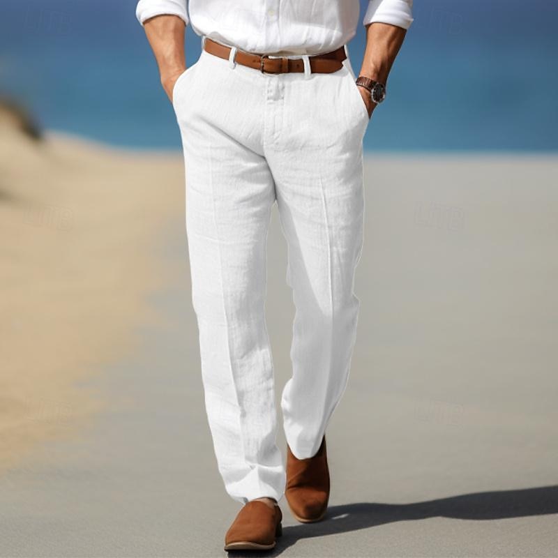 Pantalon a passants - Blanc