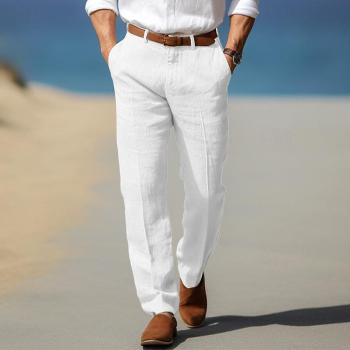 Pantalon a passants - Blanc